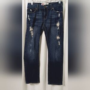 Levi’s 511 Slim Jeans Distressed Dark Blue 27
